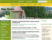 Tablet Screenshot of obecolesna.sk